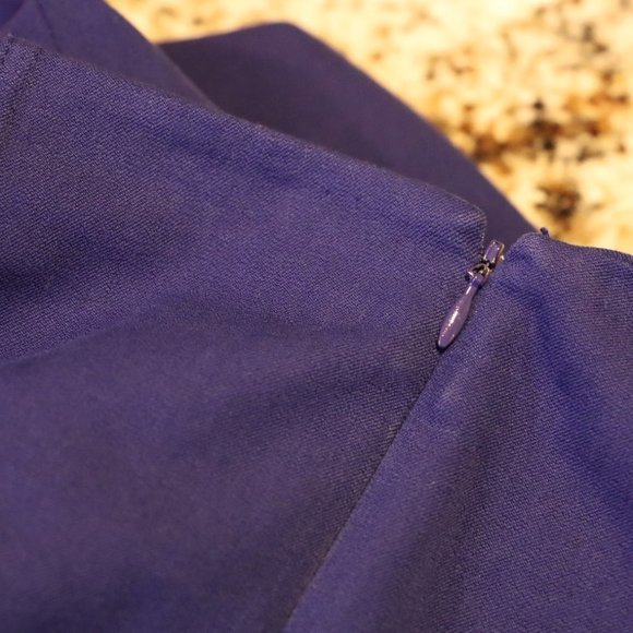Theory Cobalt Blue Tapered Slim Belisa Dress Pants Sz 4 - Picture 6 of 8